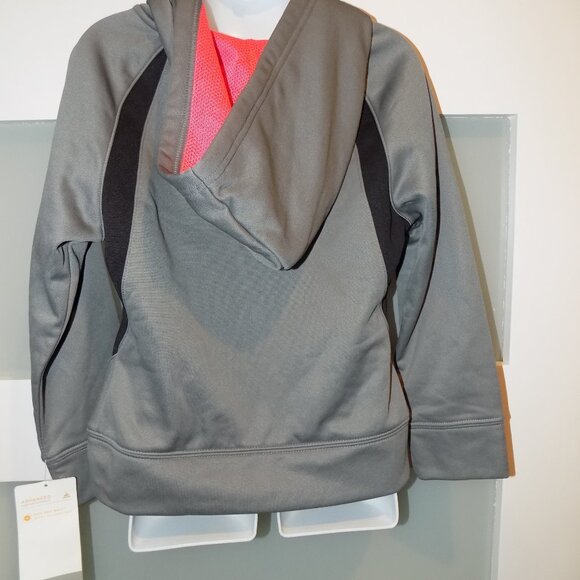 Champion Gray & Pink Duo Dry Max Jacket Size 4/5 Youth NEW - Picture 3 of 3